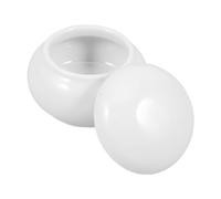 Healifty Ceramic Pet Urn Small Cremation Ashes Keepsake Box for Dogs and Cats Medium White Memorial Urn for Pet Bereavement and Funeral