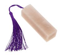 Healifty Chinese Seal Stamp Stone 2x2x7cm with Tassel for Calligraphy and Painting, Blank Engraving Stone Seal for Artistic Chinese Stamp Crafting and Beginner Practice