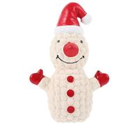 Healifty Christmas Latex Dog Chewing Plaything with Squeaker, Interactive Stimulating Dog for Travel Activities, Sturdy and Health Protecting Chew