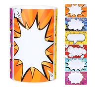 Healifty Colorful Name Label Stickers 250pcs Roll, Price Label Sticker and Classification Mark Sticky Tags for Office, School and Home Organization