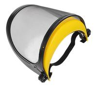 Healifty Comfortable with and Mesh Steel Protective Plastic Material Breathable Face Cover Shield Yellow Visor Mask Safety Garden Grinding and Lawn Mowing