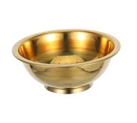 Healifty Copper Offering Bowl Small Decorative Sacrificial Water Bowl for Meditation Yoga Worship Multifunctional Chalice and Ritual Item Home and Holiday Incense Decor