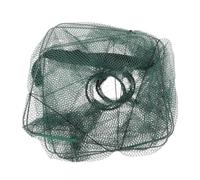 Healifty Crab and Shrimp Trap Net and Metal Frame Foldable Portable with Nylon Fine Mesh Cloth High Efficiency Baiting Mechanisms for Lakeside Fishing and Outdoor Enthusiasts
