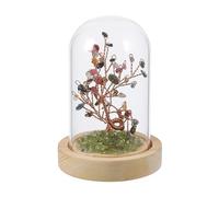 Healifty Creative Crystal Tree Ornament for Table Decoration and Office Use, Featuring Healing Feng Shui Crystals to Attract Wealth and Prosperity and Career Luck, Made from Timber