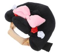 Healifty Creative Geisha Style Dog Headband Pet Headpiece Soft Polyester Material Comfortable for Dogs Suitable for Weekend Parties and Christmas Celebrations