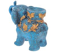 Healifty Crystal- for Meaningful Days Resin Elephant Storage Stand with Stable and Decorative Design, Chic Style Ornament and Assorted style for Home and Office Display