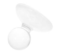 Healifty Crystal Pestle with Ergonomic Frosted Handle High-temperature Resistant Kitchen Tool for Efficient Grinding of Watercolor Pigments and Spices Portable Long-handle Muller for Lab