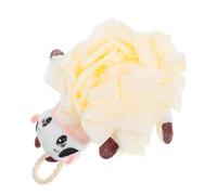 Healifty Cute Cow Bath Loofah Sponge for Exfoliating Bubble Flower Bath for Soft Mesh Body Scrubber Encourages Fun Engagement