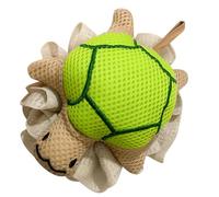 Healifty Cute Turtle Shape Bath Ball Soft Body Ball Rich Foaming Bath for Dual Purpose Scrubber Bubble Maker