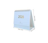 Healifty Desktop Calendar Planner Small Retro Tabletop Organizer Sturdy Paper Habit Tracker for Daily Scheduling and Management Office Home Decor