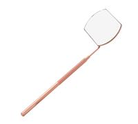 Healifty Detachable Stainless Steel Lash Mirror with Lens for Eyelash Extensions Portable Handheld Eyelash Inspection Tool in Rose Gold Essential Lash Tech Accessory for Precise Makeup