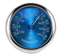 Healifty Digital Car Thermometer with Clock for Dashboard, Blue Glow the Dark Temperature Gauge, Real-time Monitoring and Precise Timekeeping for Car Interior and Nighttime Driving