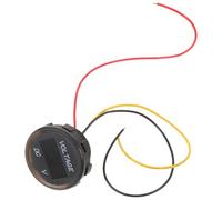 Healifty Digital Waterproof Dc Voltmeter 0- with LED Display for Car Motorcycle Boat Rv Atv Marine Vehicle Voltage Panel Gauge Ip67 Round Voltage Meter