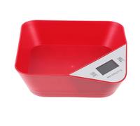 Healifty Digital Weight Scale Pet Scale 5kg Lightweight White Premium Plastic with LED Screen Display for Weighing Pet Food and Medicine