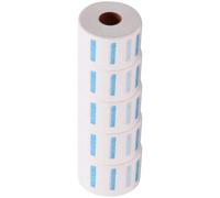 Healifty Disposable Waterproof Neck Wrap 5pcs Barber Neck Paper Strips White for Hairdressing and Dyeing Protection