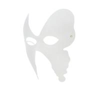 Healifty DIY Butterfly Paper Lightweight Breathable Blank Face Mask for Painting and Crafting Unique Handcrafted Festival and Party Accessory for Halloween and Carnival