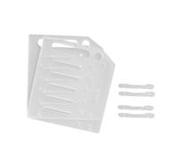 Healifty DIY Heat Dissipation for 3.5-inch Hard Drive Rack with 6-layer Acrylic Multi-layer Hollow out Design Hard Disk Protection Portable Drive Storage Rack for Desktop Use