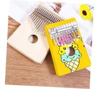 Healifty DIY Wooden Thumb Piano Kalimba Kit with Colorable Keys Handmade Craft for S Art Teaching and Music Interest Cultivation Sturdy Material for Painting and Graffiti Creativity