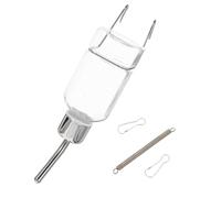 Healifty Dog Hanging Water Bottle Automatic Water Feeder Leak-proof Abs Stainless Steel Compact Design Unique Creative Design Suitable for Pets Dogs