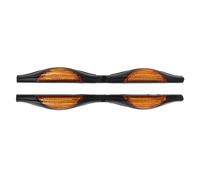 Healifty Door Edge Guard Car Door Edge Protector Bumper Protector Guard Abs Yellow Weather Resistant Enhanced Protection