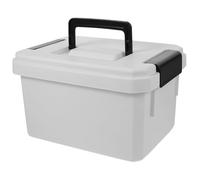 Healifty Double Layer Handheld Medicine Box Portable Organizer for Home Office Travel Large Capacity Emergency Medical Case Versatile Storage for Medicines Food More