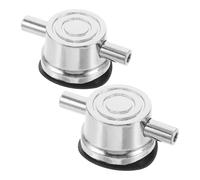 Healifty Double-Sided Round Metal Drum Lugs 2Pcs Snare Drum Accessories for Live Music Equipment