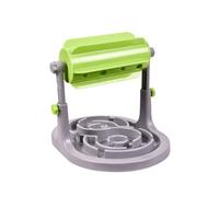 Healifty Drum-type Food Dispenser Green Slow Eating Feeder for Dogs Feed Training Food Leaking Device Pet Feeding Accessory