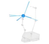 Healifty Dynamic Action Figure Display Stand Base with Blue Special Effects Model Holder for Collectible Figures for Stop Motion and Display Scenes