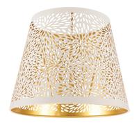 Healifty E27 Metal Lamp Shade with Mesh Design for Home Decor, White Iron Wire Lampshade Creating Cozy Atmosphere, Stylish and Elegant Light Cover for Contemporary Bedroom