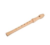 Healifty Eight-hole Wooden Treble Recorder for Beginners German Style Wind Instrument with Clear Gentle Sound Comfortable Material for Student Practice and Music Classes