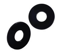 Healifty Electric Guitar Toggle Plate Washer 3-way Rhythm Treble Ring 2pcs Black with Gold Letter Guitar Parts Accessories for Maintenance