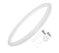 Healifty Electric Pressure Cooker Sealing Ring Pressure Cooker Replacement Parts Pressure Pot Seal Replacement Silicone Cooker Gasket Pressure Pot Float Valve Cooker Seal Ring Metal