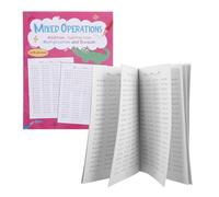 Healifty Elementary School Mathematics Exercise Book Structured Math Exercises Structured Math Workbook Arithmetic Practice Book Subtraction