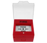 Healifty Emergency Alarm Button for Fire and Security with Dual Functionality Easy Installation Sturdy Plastic Material Suitable for Offices and Emergency Scenarios