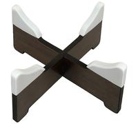 Healifty Ethereal Drum Holder for Hand Pan Drum Wooden Material Design Display and Storage Stable Floor Rack for Easy Playing and Showcasing Random Color