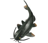 Healifty Fake Plastic Catfish Figurine for Kids, Mini Lifelike Freshwater Fish Model for Early Cognitive Learning, Realistic Animal Figure for Diorama Project And Cake Topper