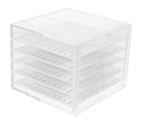 Healifty False Eyelash Storage Box Acrylic Eyelash Packaging Box for Cosmetic Storage for False Lashes Display and Beauty Organiser