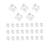 Healifty Faux Ice Cubes Made of Highly Acrylic with Irregular Shape, Practical Non Melting Fake Ice Cubes for Home Kitchen Decoration and Photography Props