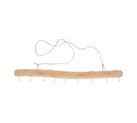 Healifty Floating Driftwood Wall Mounted Coat Hooks 40cm Nordic Style Heavy Duty Wood Branch Hanger for Home Storage and Organization