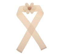 Healifty Floral Curtain Tiebacks Cotton Tie Backs with Elegant Six Petal Flower Design for Sheer Drapes Breathable Window Holdbacks for Home Decor and Car Sunshade Compatibility