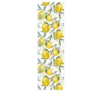 Healifty Flower Fruit Self Adhesive Wallpaper Removable PVC Wall Decor | Glossy Finish, Bright Floral Fruit Pattern, Long Lasting Color, Smooth Flat Dry Dust Free Surfaces