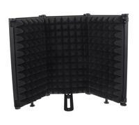 Healifty Foldable Microphone Filter Windshield Mic Pops Filter with High-density Sound-absorbing Sponge for Studio Recording Home and Podcast Noise Reduction