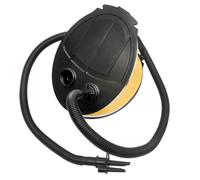Healifty Foot Air Pump Inflator for Inflatable Air Mattresses Yellow Foot Pump for Outdoor Use Dual Function Inflator Deflator with Nozzles Lightweight Portable