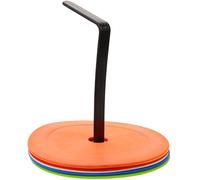 Healifty Football Training Signs Soccer Training Sign Small Size round Shaped Pe Plastic Light Weight Visual Acuity for Football Outdoor Use