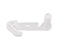 Healifty Fridge Door Stopper Hook Plastic White for Fridge and Freezer Door Maintenance Prevents Noise and Collisions Replacement