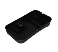 Healifty Fridge Water Evaporation Tray Refrigerator Water Dish Plastic Black for Refrigerator and Freezer Prevents Internal Spills