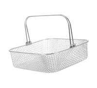 Healifty Fryer Mesh Basket Air Fryer Accessory for Cooking Snacks Lightweight Design for French Fries Fried Chicken