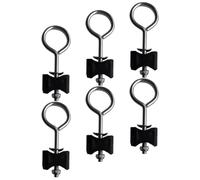 Healifty Galvanized Steel Trampoline Screws 6pcs Sturdy Fixing Tools Providing Stability Resistant to Deformation for Outdoor Trampolines