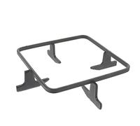 Healifty Gas Cooker Holder Square Gas Stove Bracket Anti-skid Pot Rack Kitchen Stove Accessory for Indoor Use Wok Pan Stand Furnace Rack