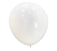 Healifty Giant Balloon Inflatable Birthday Decorations Meteorological Investigation Toy 1000g 334inch White - Big Round Ball Latex Jumbo Balloon For Entertainment Party